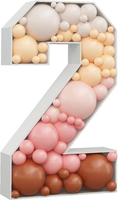 Faylisvow Digitale Modellierbox Nummer 2 als Hintergrundtafel für Geburtstage, Hochzeiten und Partys, Mehrfarbig, Höhe: 73 cm - Bild 1