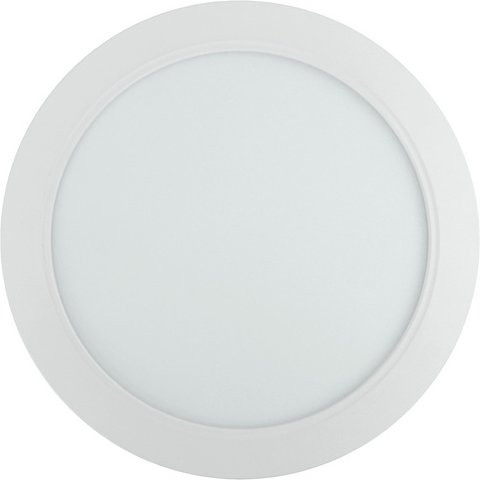 E2 LED-Einbauleuchte STYLE R Panel in Weiss, 18 W, Durchmesser: 22,5 cm, Höhe: 3,1 cm, dimmbar - Bild 1