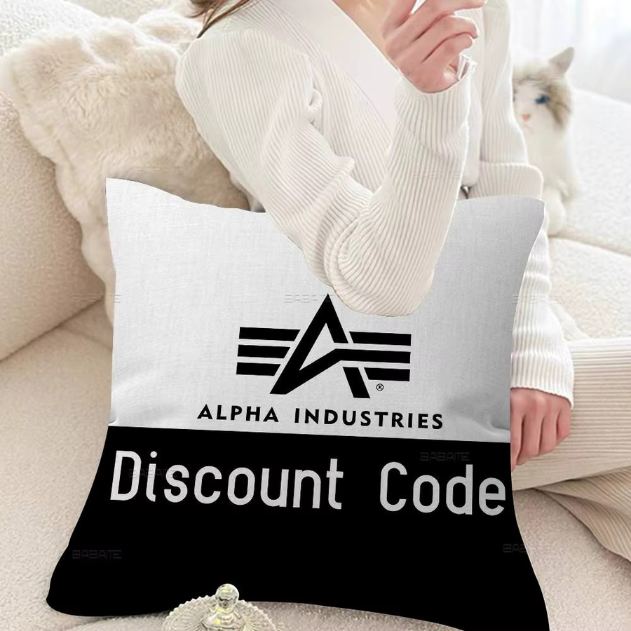 Alpha La Industries Kissenbezug mit Grafikdesign in quadratischer Form, B/B/H: 30 x 30 x 30 cm - Bild 6