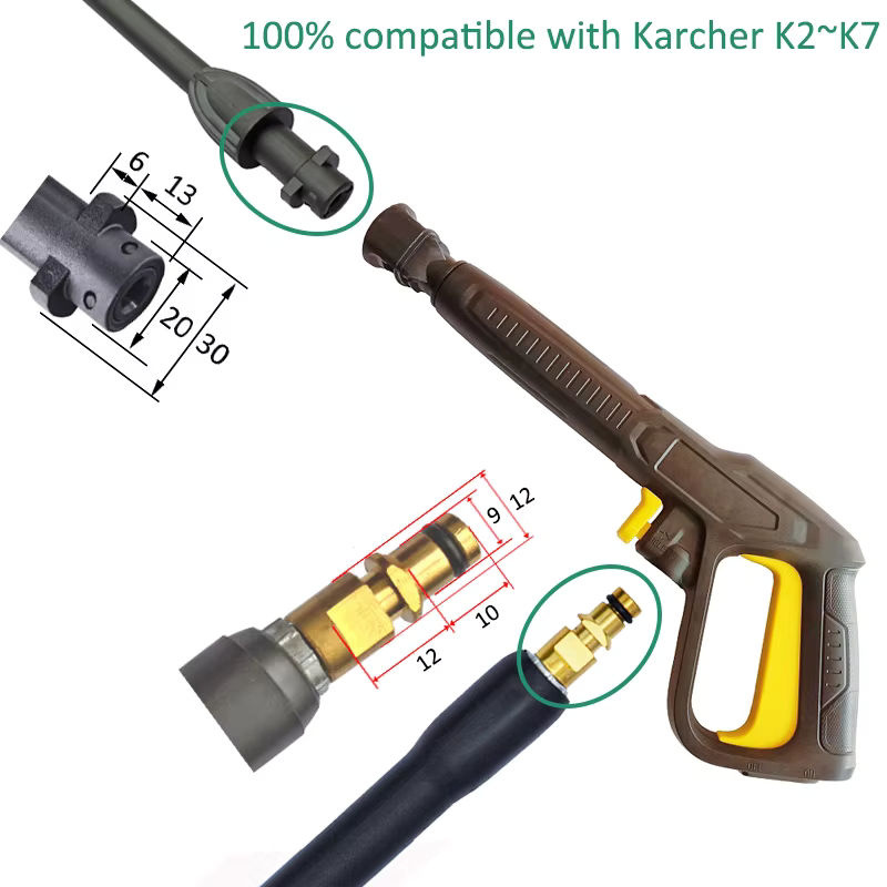 Ersatz-Hochdruckreiniger-Pistole von BEAR FORCE für Karcher K2 bis K7 Modelle - Bild 5