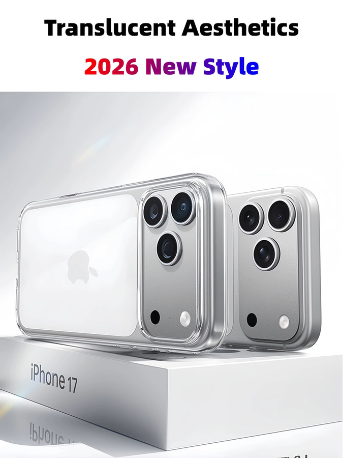 Transparente TPU-Schutzhülle für iPhone 17 Pro Max, iPhone 17 und iPhone 16, ultradünn, stoßfest und vergilbungssicher - Bild 2