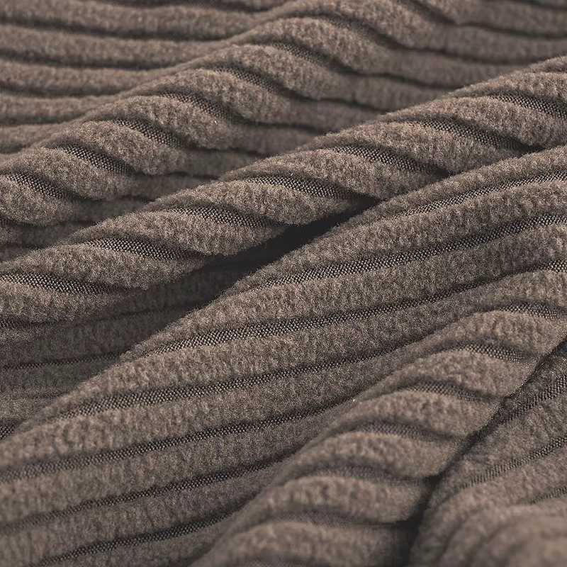 WANERQU Jacquard Stuhlbezug gestreift für Esszimmerstühle als abnehmbarer Möbelschutz - Bild 2