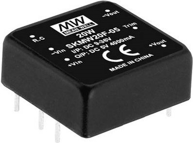 MEAN WELL SKMW20G-03 Netzteil und Spannungsumwandler in Schwarz - Bild 1