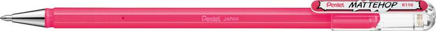 Pentel Gelstift Mattehop in Pink mit pinker Gel-Tinte - Bild 1