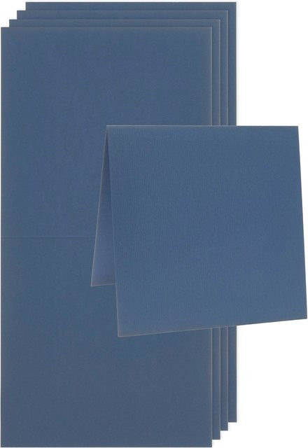 Rico Design Paper Poetry Luxury Karten Quadratisch Marineblau - Bild 1