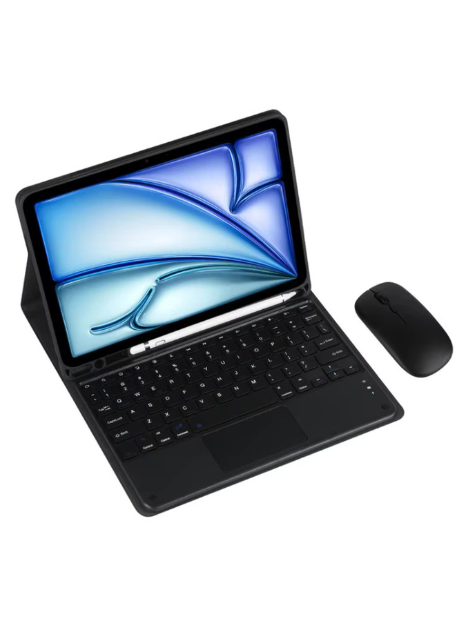 OnePlus Tastaturhülle und Maus für OnePlus Pad Go 11,4 Zoll mit abnehmbarer kabelloser Tastaturabdeckung und integriertem Stifthalter in Schwarz oder Lila - Bild 6