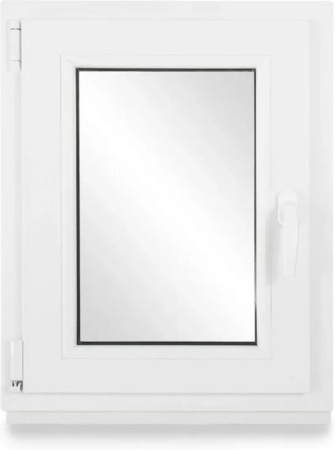 Neruli Kellerfenster 2-fach DIN Links in Weiß, B: 50 cm, H: 100 cm - Bild 1