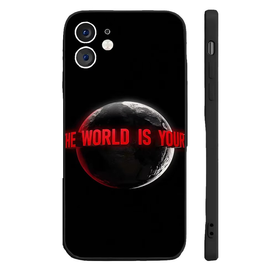 T-Tony Handyhülle Scarface für iPhone 15 14 13 12 11 7 8 Pro Max Mini X XR Plus SE4 in Schwarz, stoßfeste weiche Schutzhülle - Bild 6