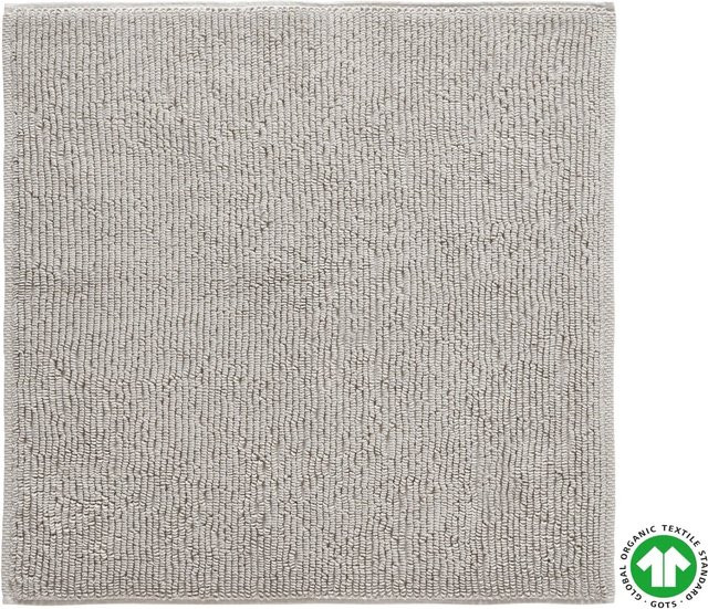 ecoTree Badematte Bio Hanna aus Bio-Baumwolle, Grau, Durchmesser: 60 cm - Bild 1