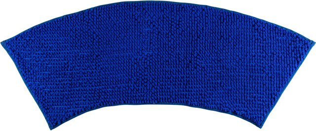 Genialo Super-Soft-Badematte halbrund in Blau mit rutschfester Unterseite - Bild 1