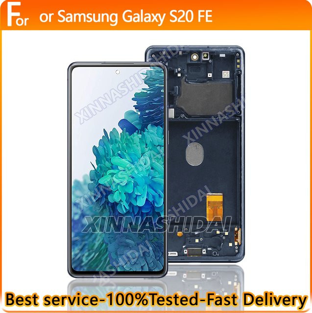 OLED LCD Display mit Touch Digitizer Baugruppe für Samsung S20 FE - Bild 1