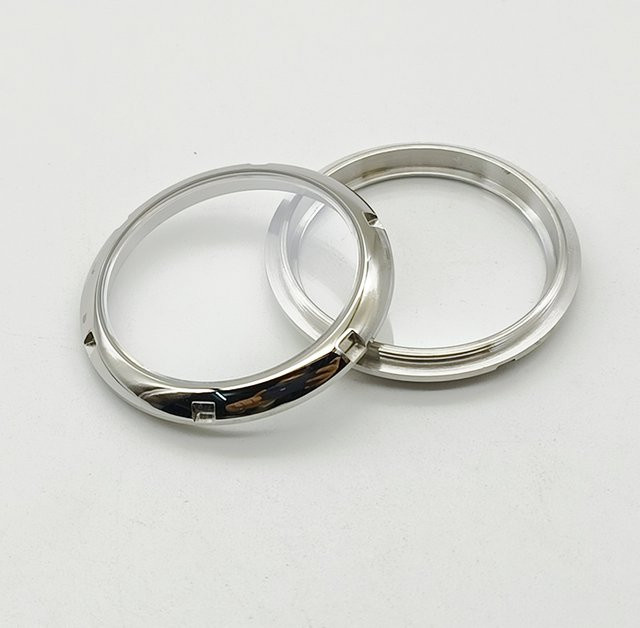 Uhrengehäuse Rückseite Abdeckung, Saphir Glas, Silber, Unisex - Bild 1