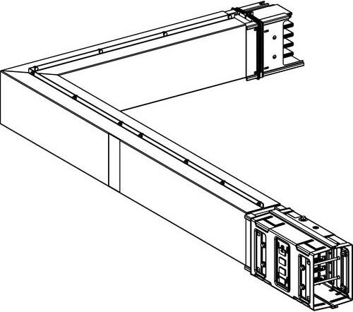 Schneider Electric KSC Winkelelement KSC800DLC4CF Brandschott Winkelprofil 800A hochkant - Bild 1