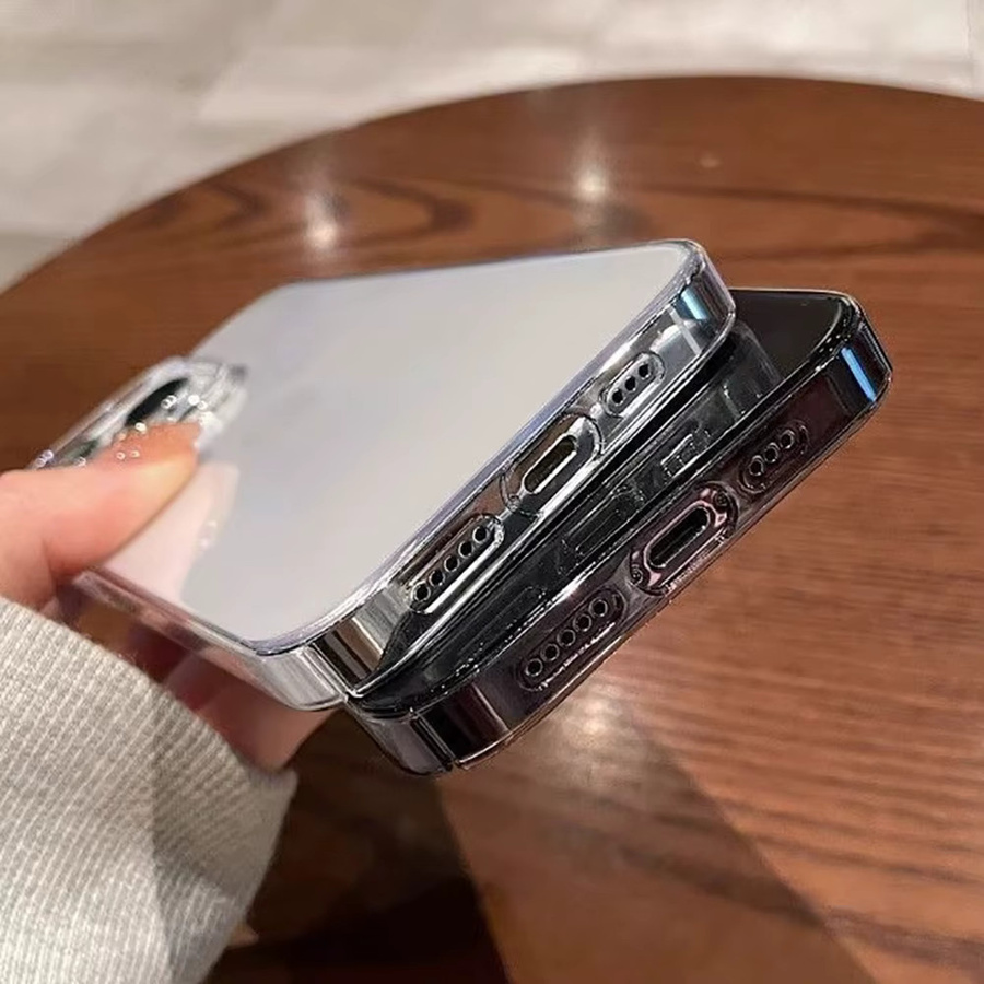Stoßfeste transparente Handyhülle aus hartem Acryl für Apple iPhone 11 bis iPhone 18 Pro Max und 17 Air - Bild 2