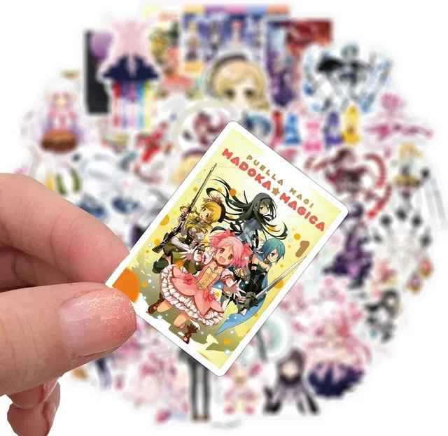 GOGOTU Puella Magi Madoka Magica Anime Aufkleber, 50-teiliges Set - Bild 1