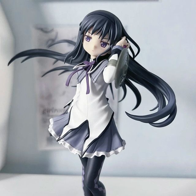 Bandai Akemi Homura Anime Figur aus Puella Magi Madoka Magica, Höhe: 18 cm, PVC Modell - Bild 1