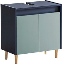 Schildmeyer Waschbeckenunterschrank Lovis in Blau, B/H: 56,9 x 60,1 cm - Bild 1
