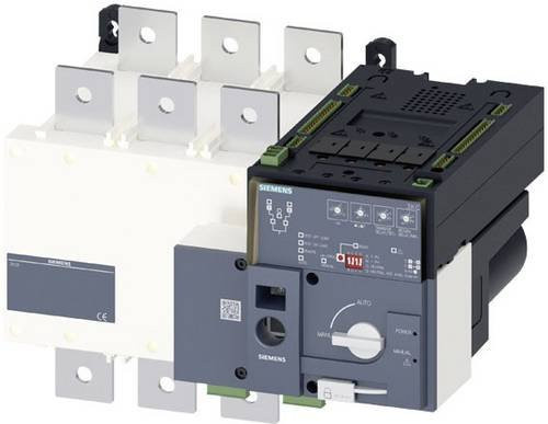 Siemens Netzumschalter Schwarz 630A 2.5mm² 3 Schließer 4 Wechsler 3KC83460EA220GA3 - Bild 1