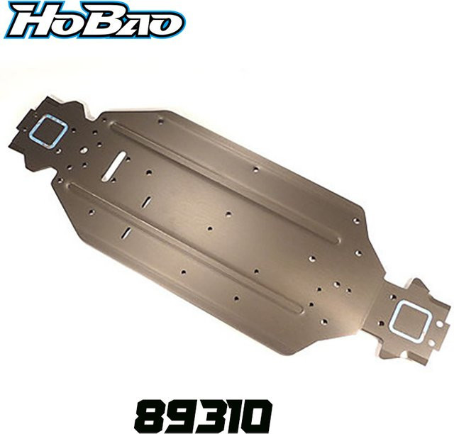 HOBAO Alaun-Chassis für HYPER 1/8 H9 ELECTRIC BUGGY, Zubehör, Metall, Grau - Bild 1