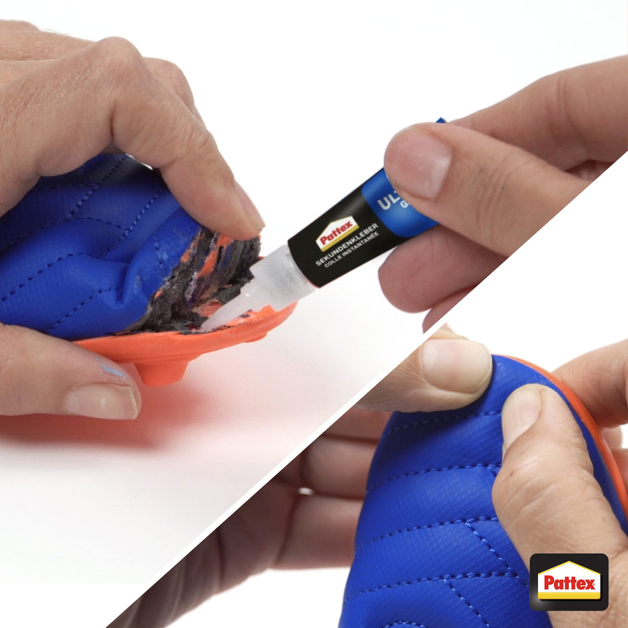 Pattex Sekundenkleber Ultra Gel flexibler Alleskleber, transparent, 3 g - Bild 3