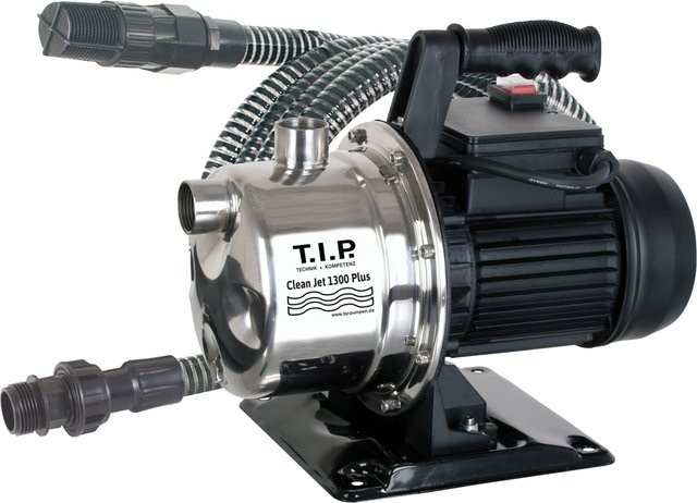 T.I.P. CLEAN-JET 1300 Plus Gartenpumpe mit Kit, 4400 l/h, 50m Förderhöhe - Bild 1