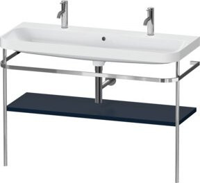Duravit Möbelwaschtisch-Kombi Happy D.2 Plus mit Konsole, Blau s-matt, B: 117,5 cm, T: 49 cm - Bild 1