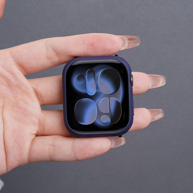 Apple Uhrenzubehör, Hülle und Displayschutzfolie, rot, Unisex - Bild 1