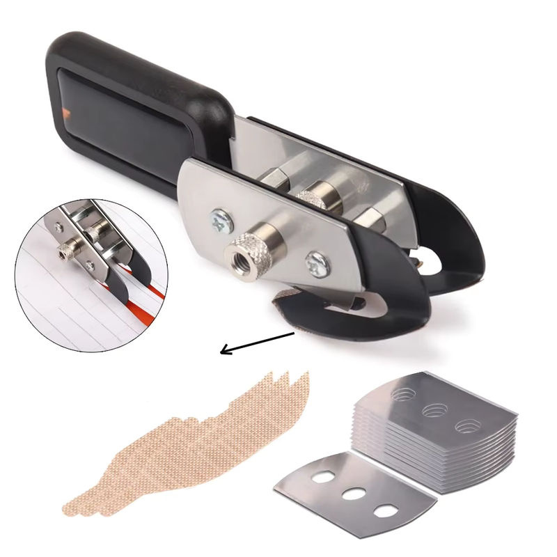 EHDIS Doppelkopf-Vinylfolien-PTFE-Schneider mit 10 Metallklingen für Tapeten, Carbonfolie und Aufkleber - Bild 5