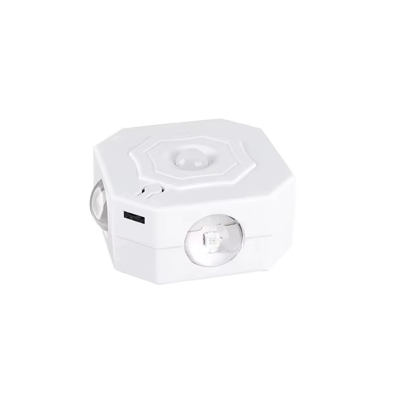 LINYILIGHT LED-Bewegungssensor-Lampe wiederaufladbare Nachtbeleuchtung mit RGB und 3 Farben für Flur, Treppe und Küche, Weiß - Bild 7