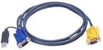 ATEN Video- und USB-Kabel 2L5203UP mit HD-15 (M) und USB Typ A 4-polig, Länge: 3 m - Bild 1
