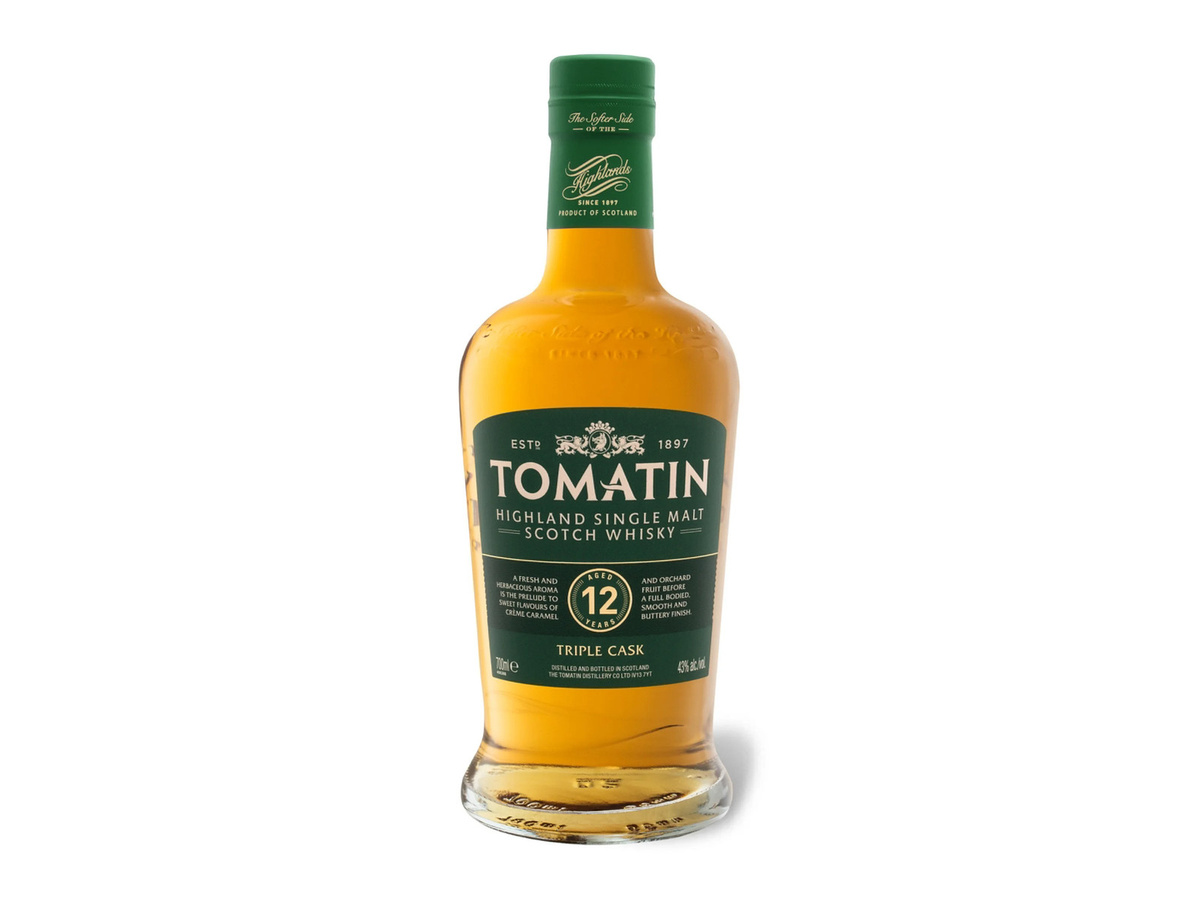 Tomatin Triple Cask Highland Single Malt Scotch Whisky, 12 Jahre, 0,7 l - Bild 2