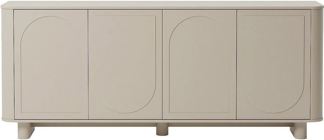 Vente-unique Sideboard Bristana in Taupe und Beige, Breite: 200 cm - Bild 1