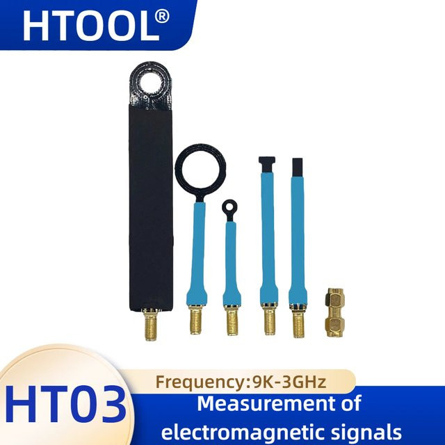 HTOOL HT03 Nahfeld-Sonden-Kit zur elektromagnetischen Felderkennung von 9KHz bis 3GHz kompatibel mit gängigen Spektrumanalysatoren - Bild 1