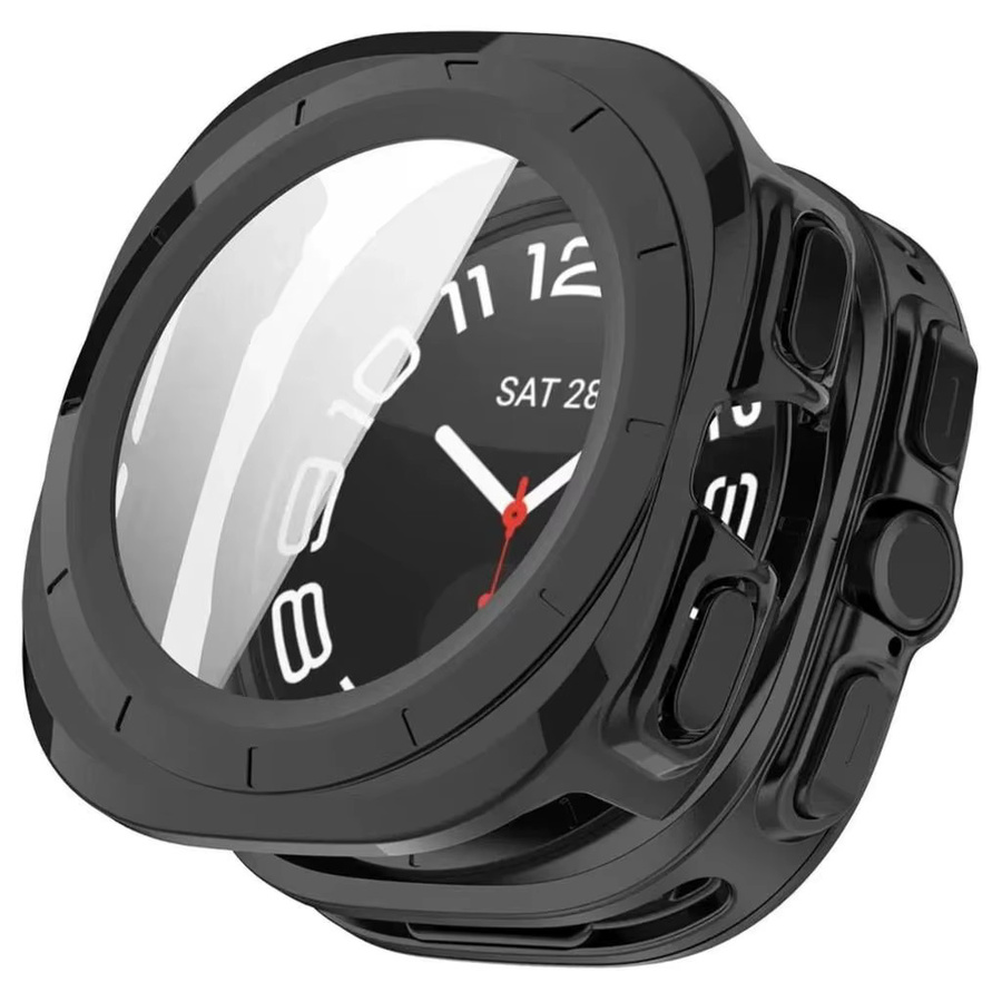 FancyWrist Uhrenarmband Silikon, Schwarz, Samsung Galaxy Watch Ultra 47 mm - Bild 3