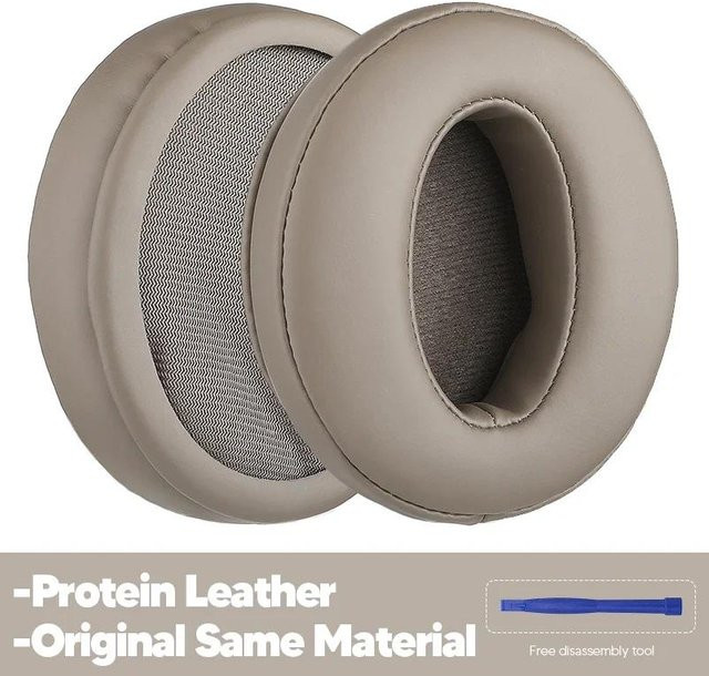 Sennheiser Ersatz-Ohrpolster in Beige für HD 450BT 458BT 300 4.30 4.20 400S 350BT Kopfhörer - Bild 1