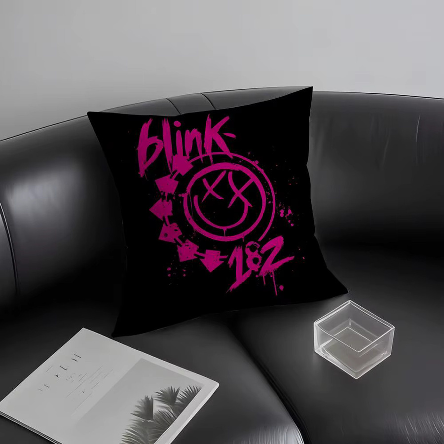 B-Blink B-Blink 182 Band Kissenbezug in Schwarz, quadratisch, 30 x 30 cm - Bild 2