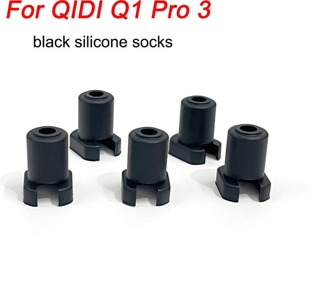 QIDI Silikon Socken für QIDI Q1 Pro 3 Hotend Schutzabdeckung in Schwarz - Bild 1