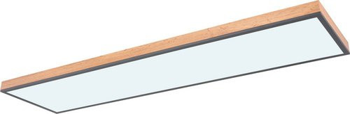 GLOBO LIGHTING LED-Deckenleuchte Doro Graphit, dimmbar mit Fernbedienung, B/T/H: 120 x 30 x 7,5 cm - Bild 1
