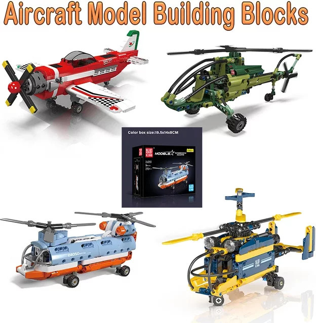 Mould King Kreative Flugzeuge Serie, Modell Baustein Set, Fahrzeuge - Bild 1