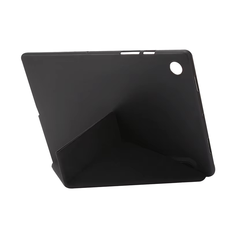 Silikon Schutzhülle mit Multi-Winkel Klappfunktion für Samsung Galaxy Tab A11 8,7 Zoll in Blau oder Schwarz - Bild 2