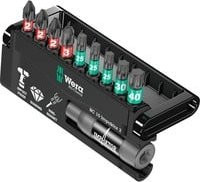 Wera Impaktor Bit-Check 10-teiliges Bit-Set mit Kreuzschlitz Phillips und Innen-TORX für 1/4 Zoll Impaktoren - Bild 1
