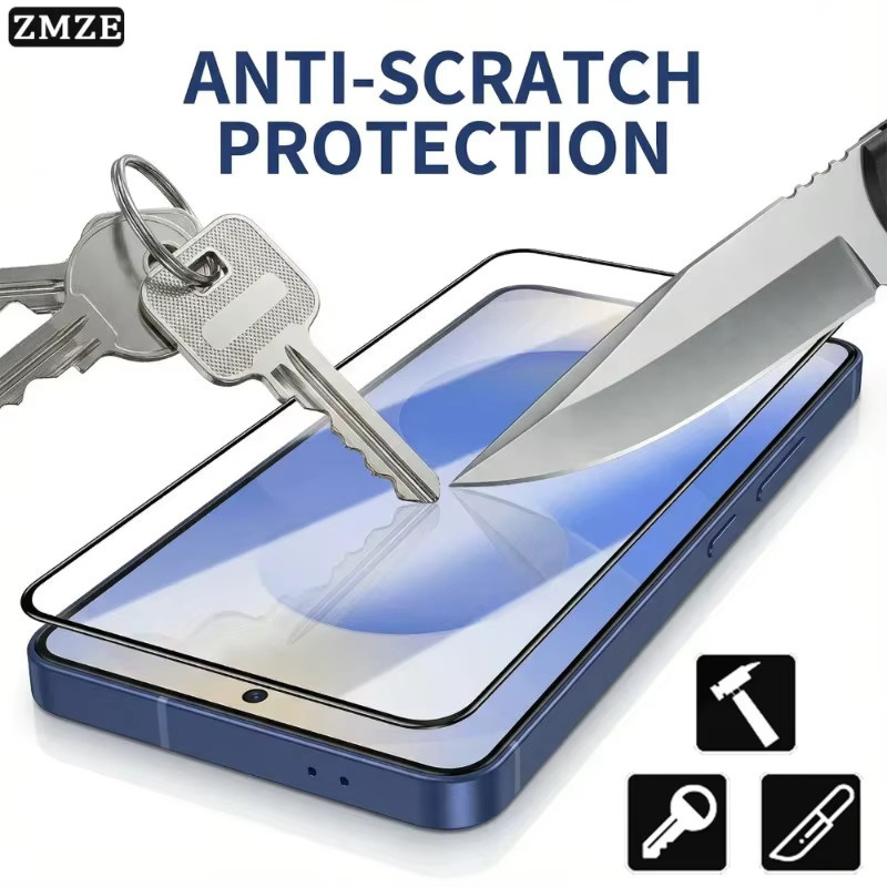 Samsung Displayschutzfolie aus gehärtetem Glas für Galaxy S26 Plus Ultra Edge, transparent - Bild 4