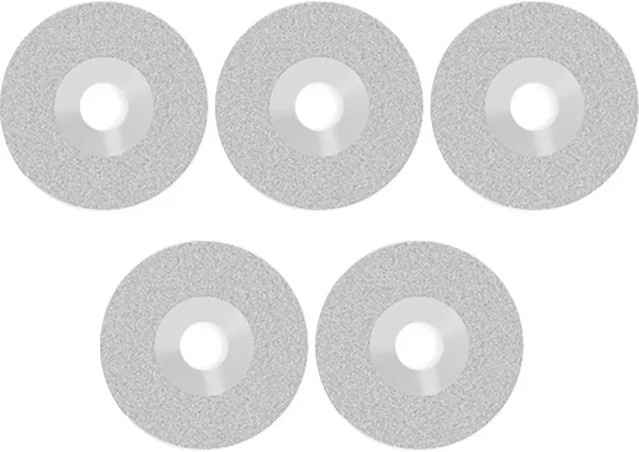 DAZZLEEX 5er Set Diamant Trennscheiben Ultra-Dünn Durchmesser: 60 mm für Glas, Fliesen und Marmor in Grau - Bild 1