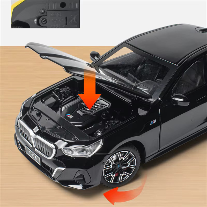 MAKEDA 530 530LI Coupe Sportwagenmodell, 5er Set, 1:24, Metall, mit Licht und Sound - Bild 3