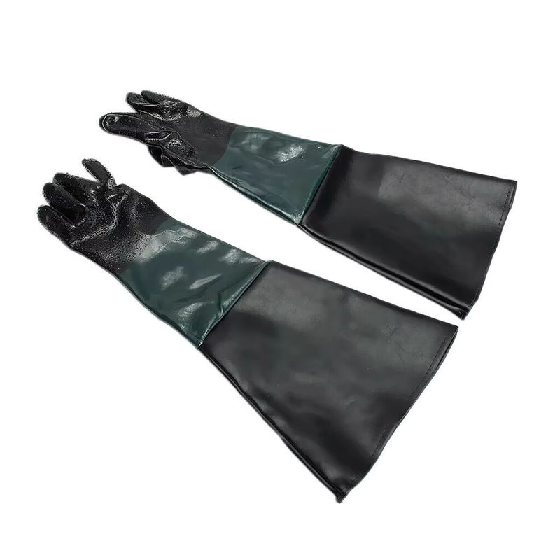 DAZZLEEX Sandstrahlen Handschuhe Schwarz, B/T/H: 60,0 x 28,0 x 23,6 Zoll - Bild 2