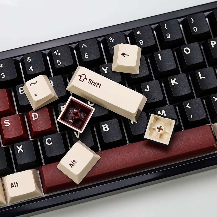 KBDiy Rome-Set Double Shot PBT-Tastenkappen in Jade-Grün mit 174 Tasten im Cherry-Profil für mechanische Tastaturen - Bild 4
