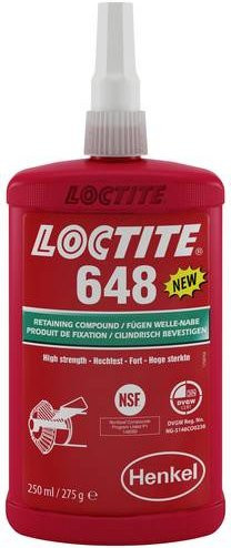 Loctite 648 Hochfestes und temperaturbeständiges Fügeprodukt 250 ml - Bild 1