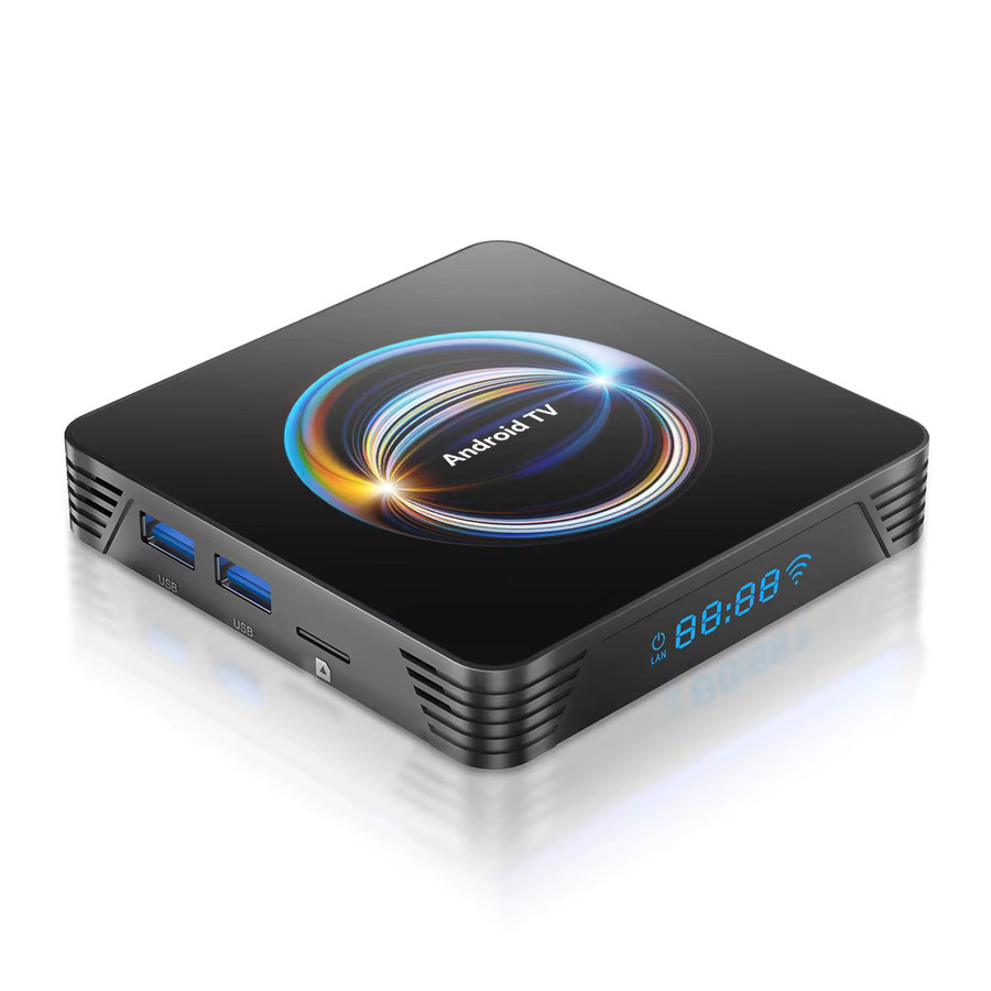 X66 Android TV Box Android 16 mit 8GB RAM und 256GB Speicher, 8K Unterstützung, Wifi 6 und Bluetooth 6.0, Schwarz - Bild 5