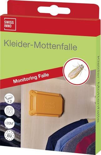Swissinno Natural Control Mottenfalle mit Lockstoff in Gelb, 2 Stück - Bild 1