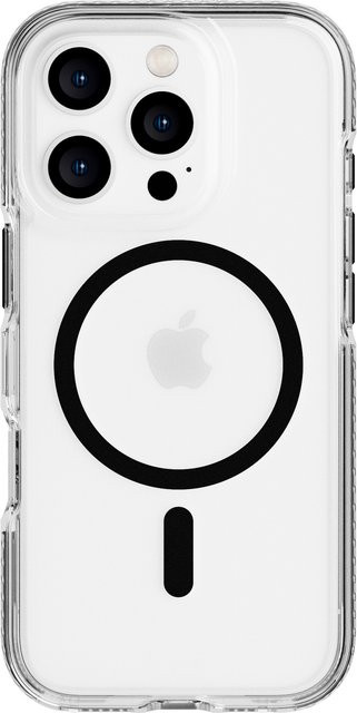 Tech21 EvoCrystal MagSafe Schutzhülle für iPhone 16 Pro in Black/Transparent - Bild 1